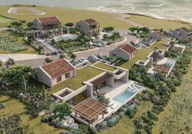 Exkluzívna vila 264 m2 v Lustica Bay s bazénom a výhľadom na Jadranské more