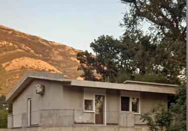 Nouvelle maison de quatre chambres à Sutomore avec terrasses et vue sur la montagne