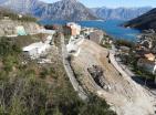 Terreno en Morinj a 300 m del mar con proyecto de villa y vista panorámica