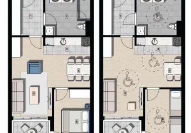 Úžasný výhled 50 m2 Apartman s jednou ložnicí v Anatolia Seaside Apartments