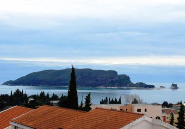 3 chambres à coucher à plat dans Budva, à 250m de la mer avec vue magnifique