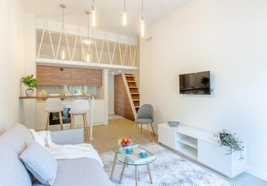 Stúdió apartman 20.93m2 plusz mezzanine plusz privát terasz